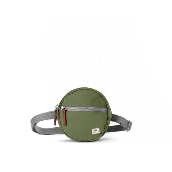 ORI London Paddington D Recycled Nylon Hip Bag - Avocado Green - Picture 1 of 7